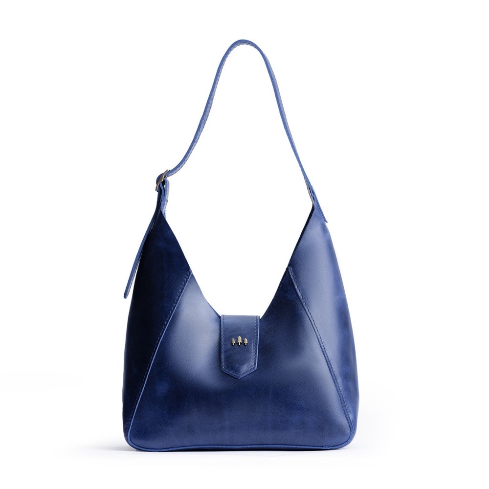 Portland Leather Navy Blue Shoulder Bag